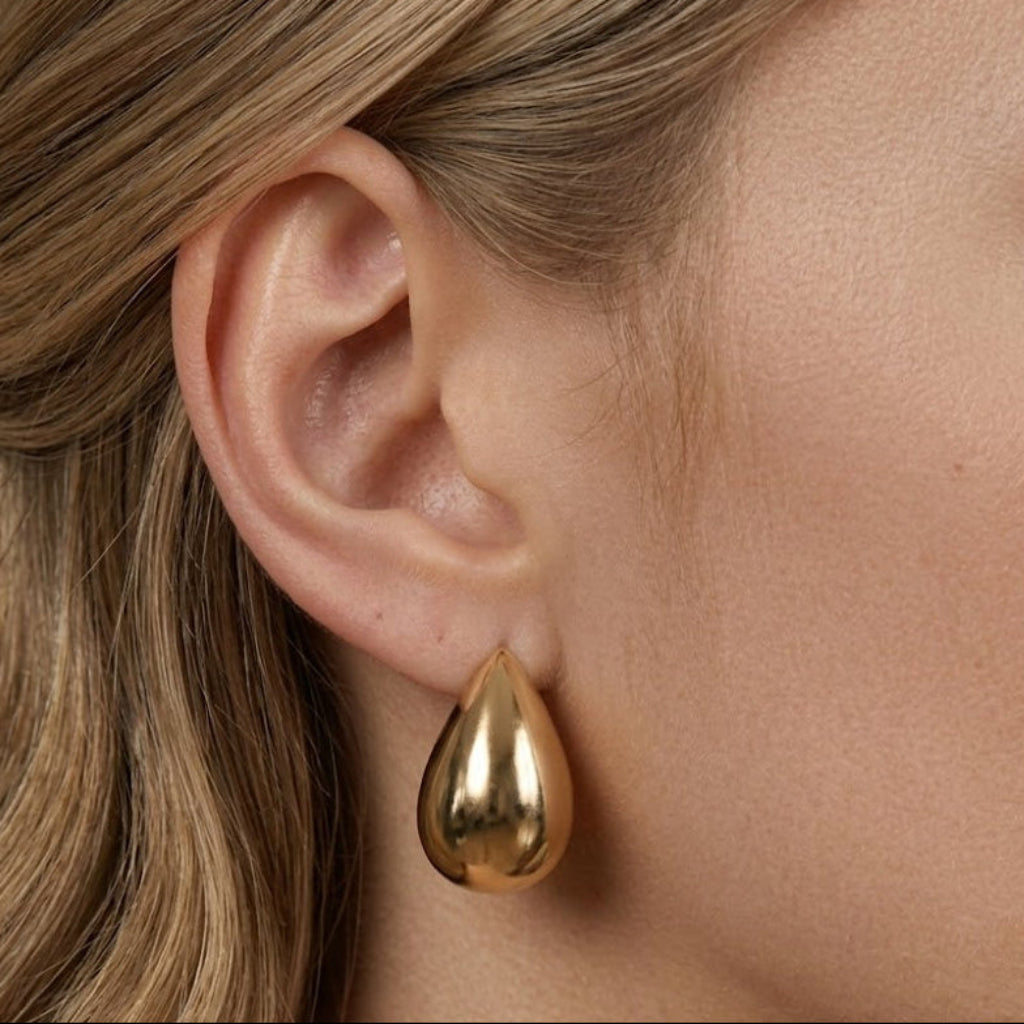 Brinco Magna Dourado Gota