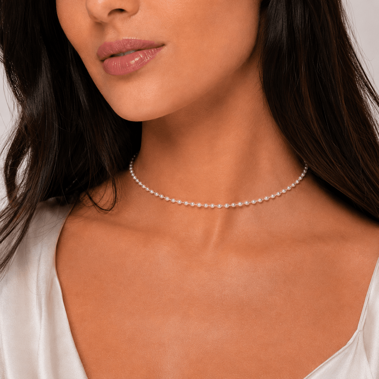 Chocker Lana de Pérolas