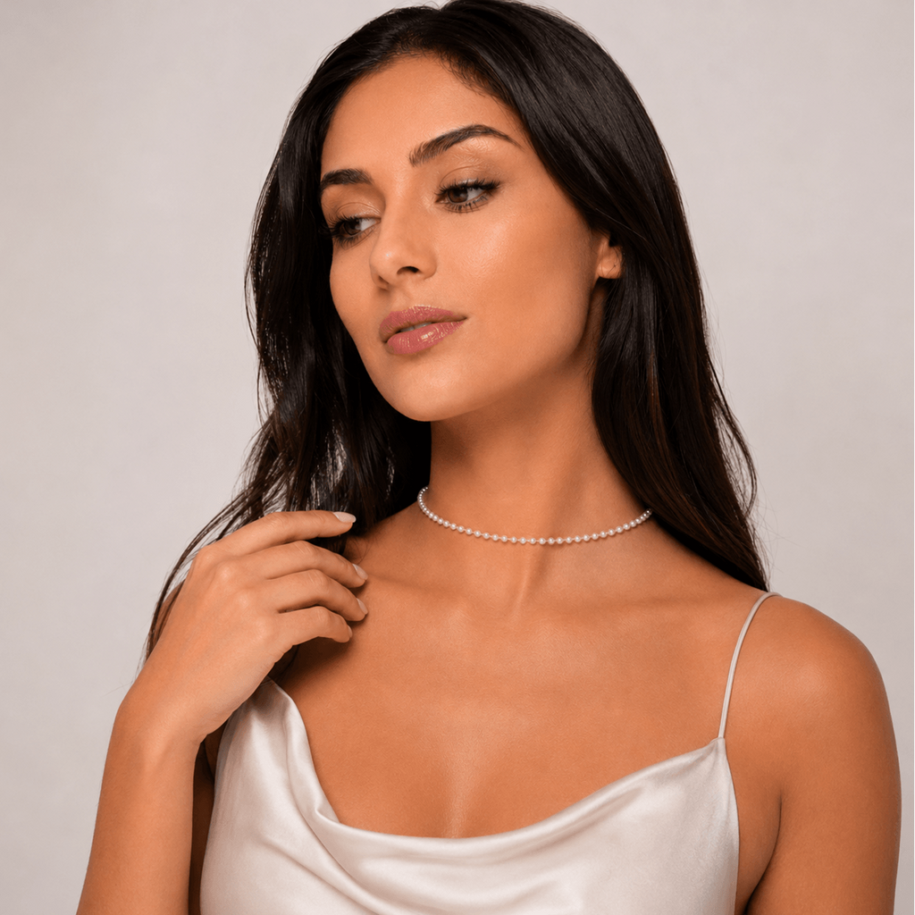 Chocker Lana de Pérolas