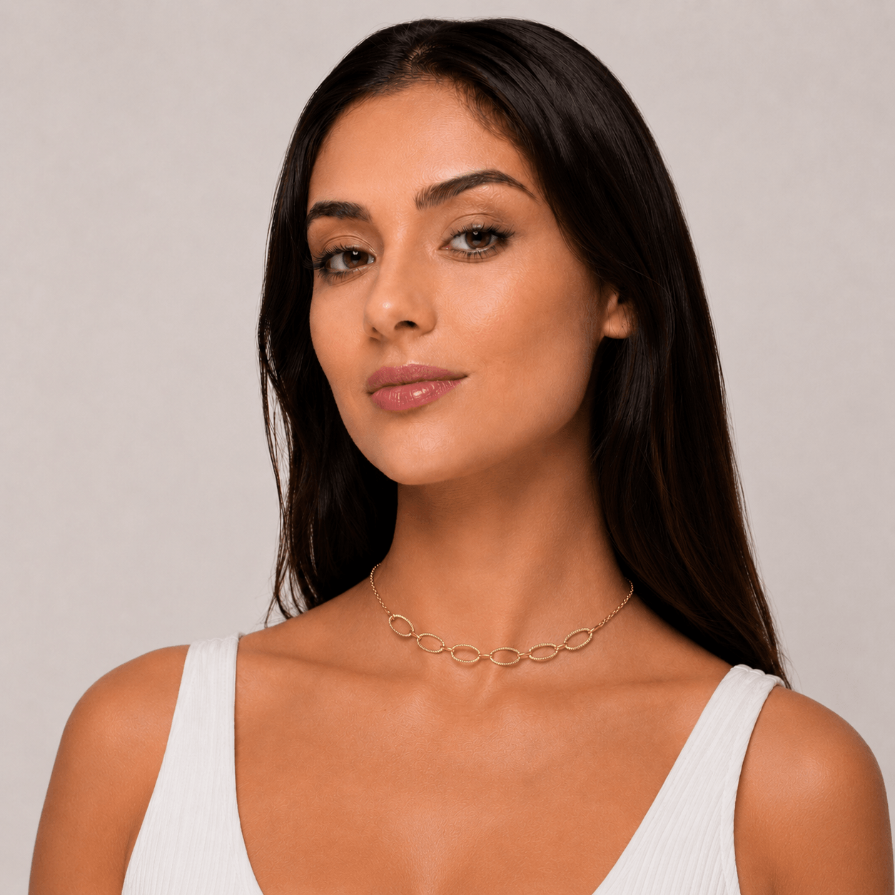 Choker Astrid Elos Dourada