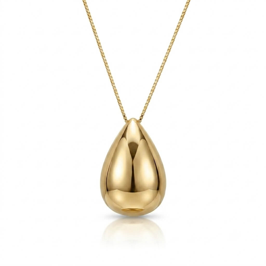 Colar Magna Dourado de Gota